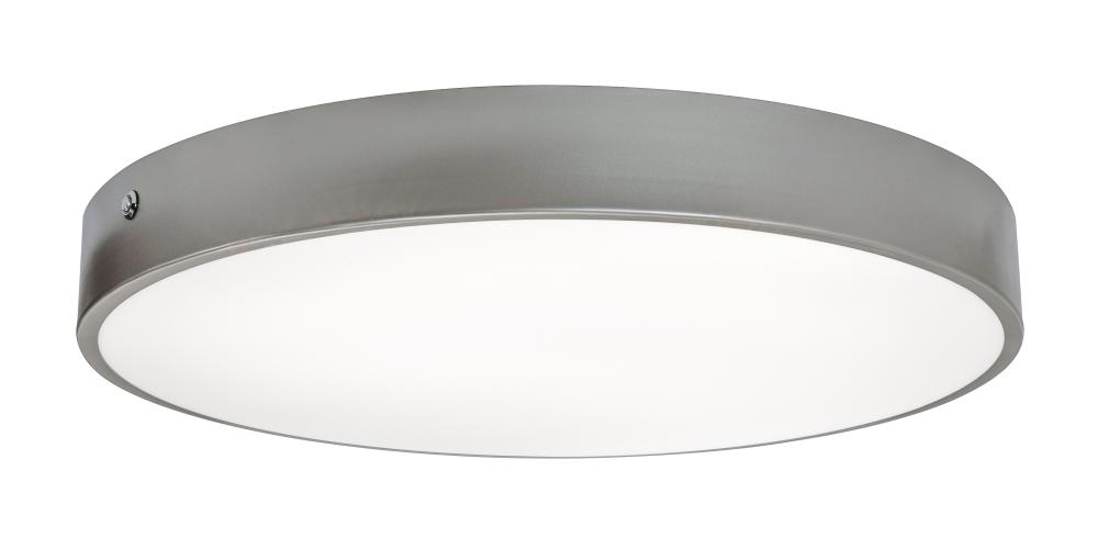 Bailey 19&#39;&#39; LED Flush,120-277V,30W,5 CCT,SN,BB