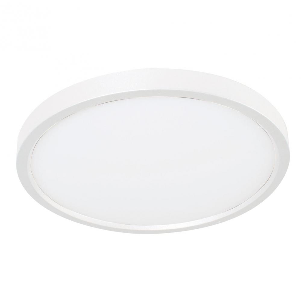 Edge Round 6&#39;&#39; Flush Mount LED 12W 277V,5 CCT,WH