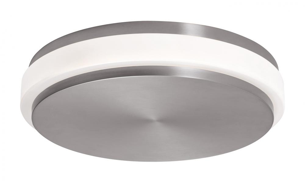 Eris 14&#39;&#39; LED Flush Mount,120-277V,26W,5 CCT,SN