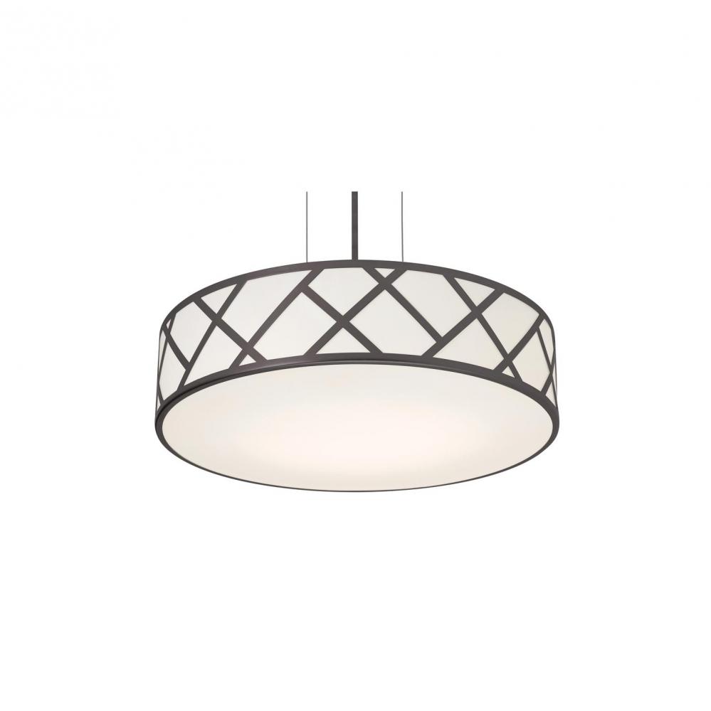 Haven 17&#39;&#39; LED Pendant - 30W 120-277V - Black