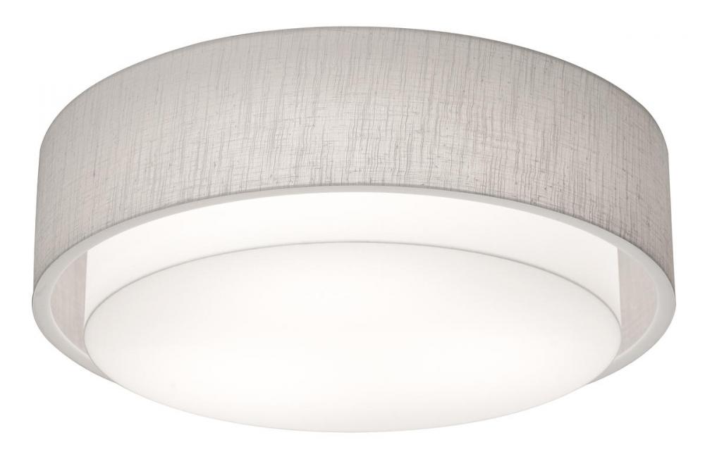 Sanibel 23&#39;&#39; LED Ceiling - White Finish Linen White Shade