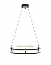 AFX Lighting, Inc. GEMP24LAJUDBK - Gemini 24'' Pendant Led 45W 120-277V BK