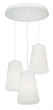 AFX Lighting, Inc. ISLP11WHRND3 - Isla 3 Light Round Pendant