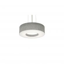 AFX Lighting, Inc. MCP1214MBBK-GY - Montclair 12'' Med Base Pendant - BK w/ GY