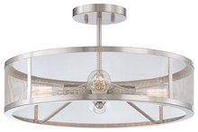 Minka-Lavery 4134-84 - 4 LIGHT SEMI FLUSH MOUNT