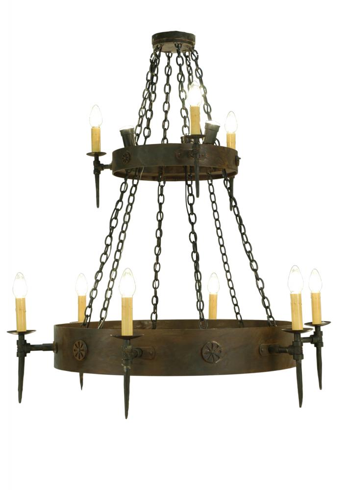 47&#34; Wide Warwick 12 Light Two Tier Chandelier