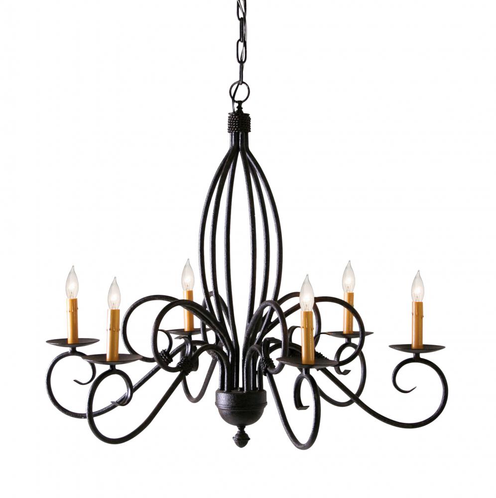 36&#34; Wide Squire 6 Light Chandelier