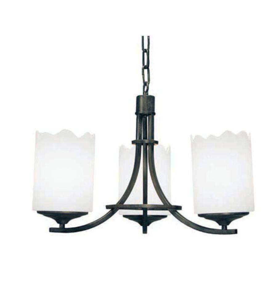 20&#34; Wide Octavia 3 Light Chandelier