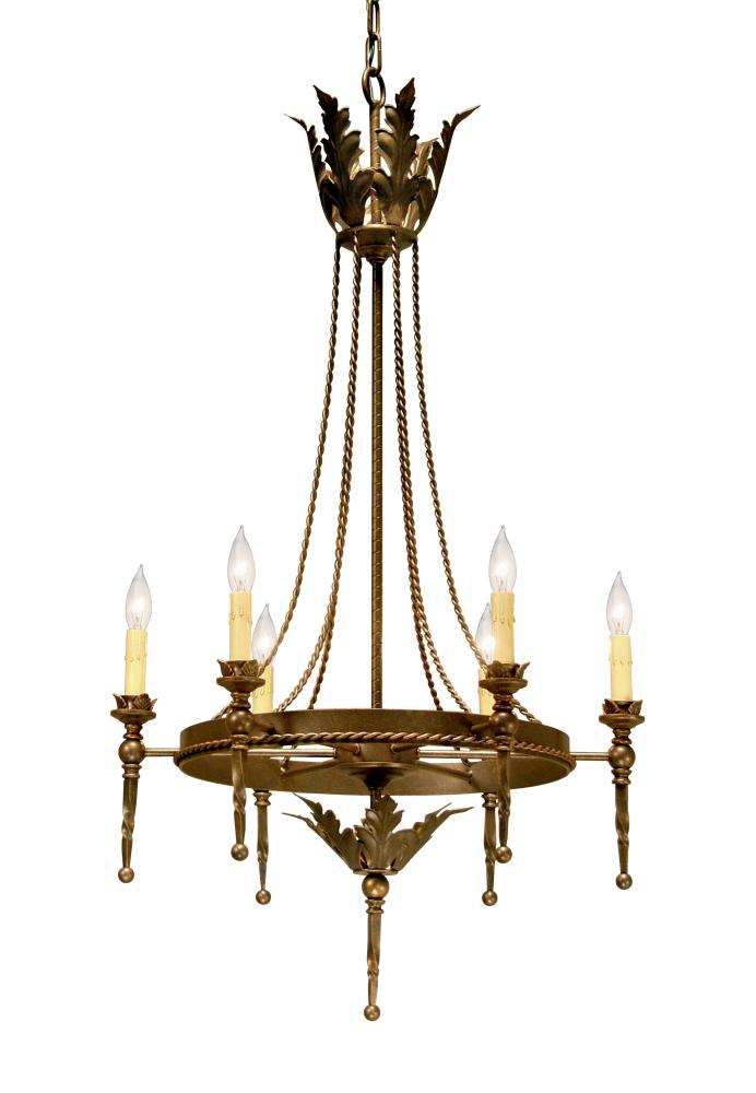 24&#34; Wide Amaury 6 Light Chandelier