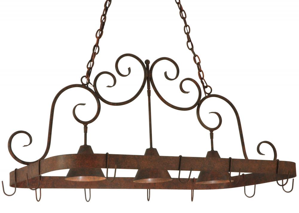 46&#34;L Elana 3 LT Pot Rack