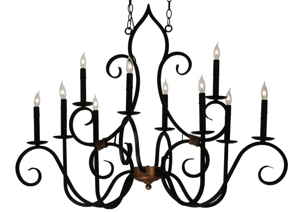 43&#34;L Clifton 10 LT Oblong Chandelier