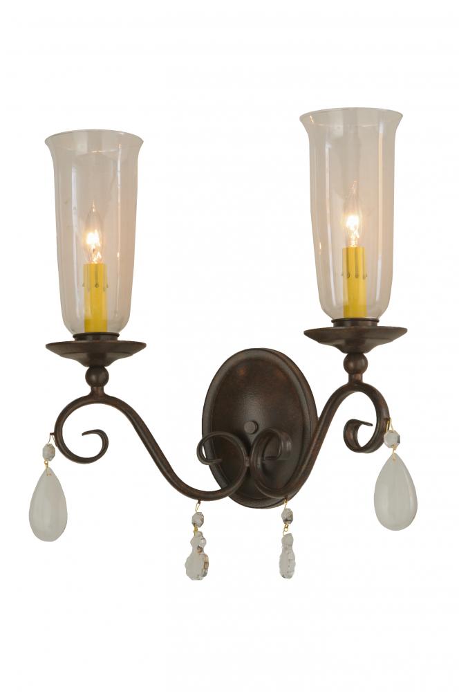 16&#34;W Wallis 2 LT Wall Sconce