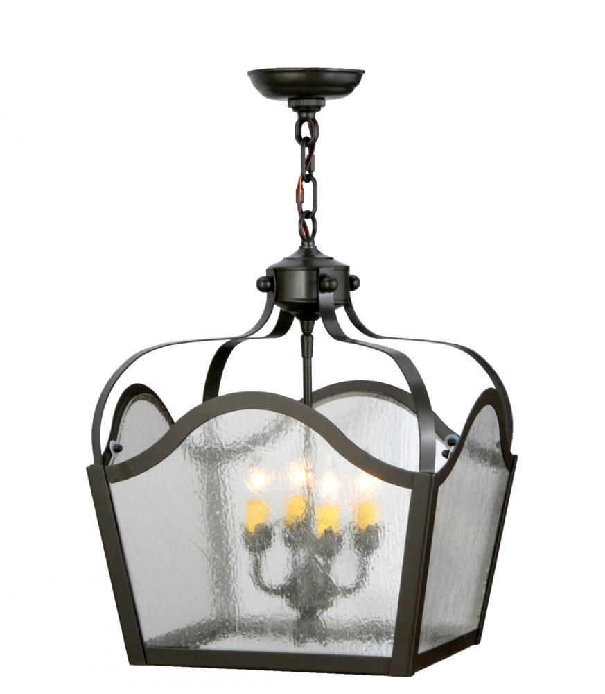 15&#34; Square Terena 4 Light Pendant