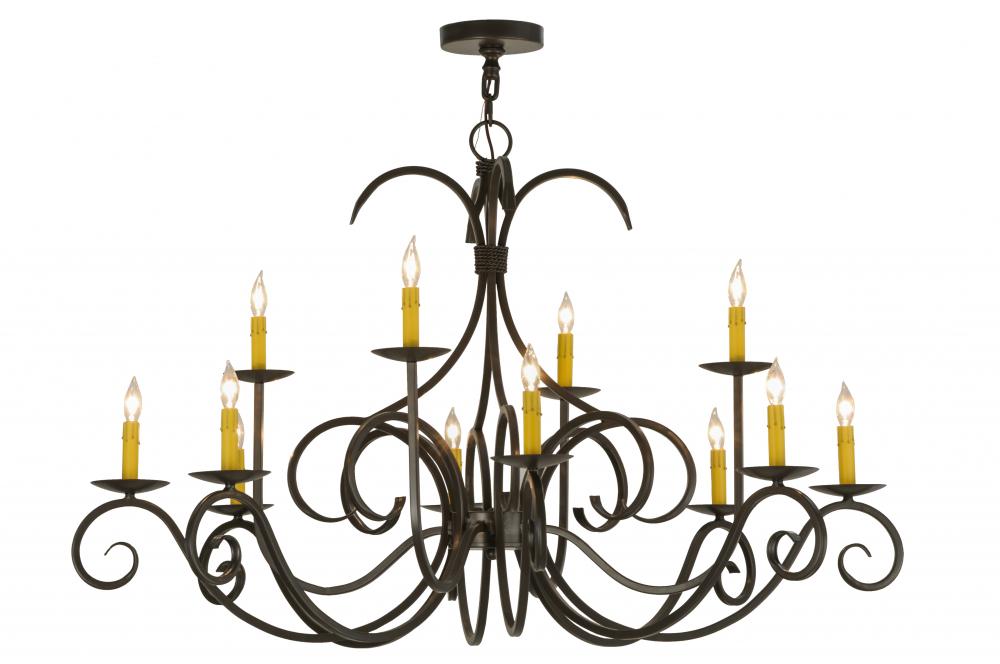 48&#34;W Cypress 12 LT Chandelier