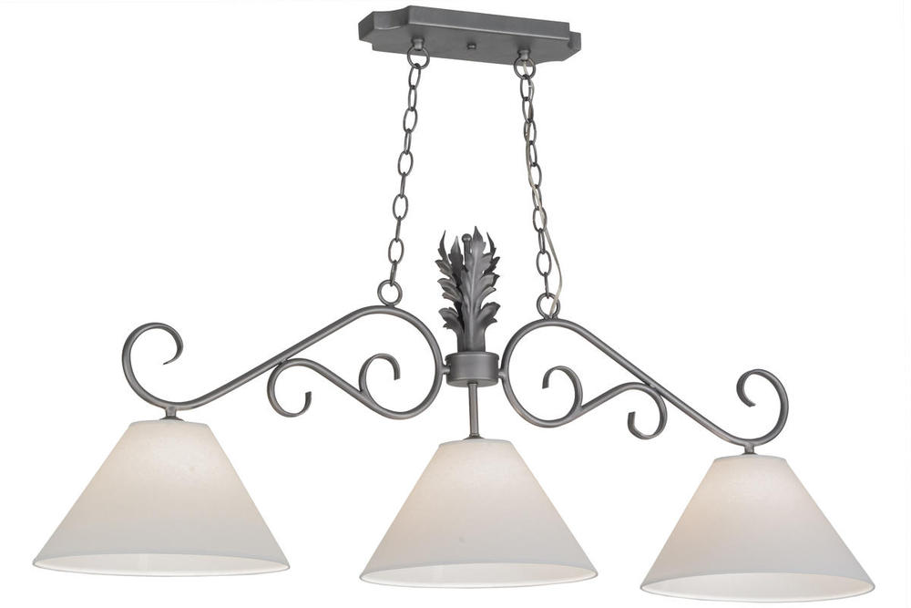 48&#34; Long Bristol 3 Light Island Pendant