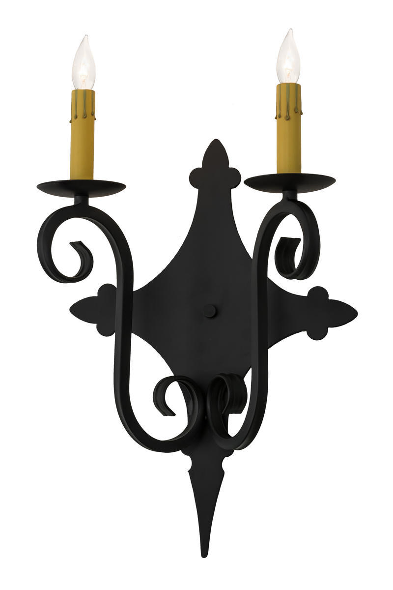 12&#34;W Angelique 2 LT Wall Sconce