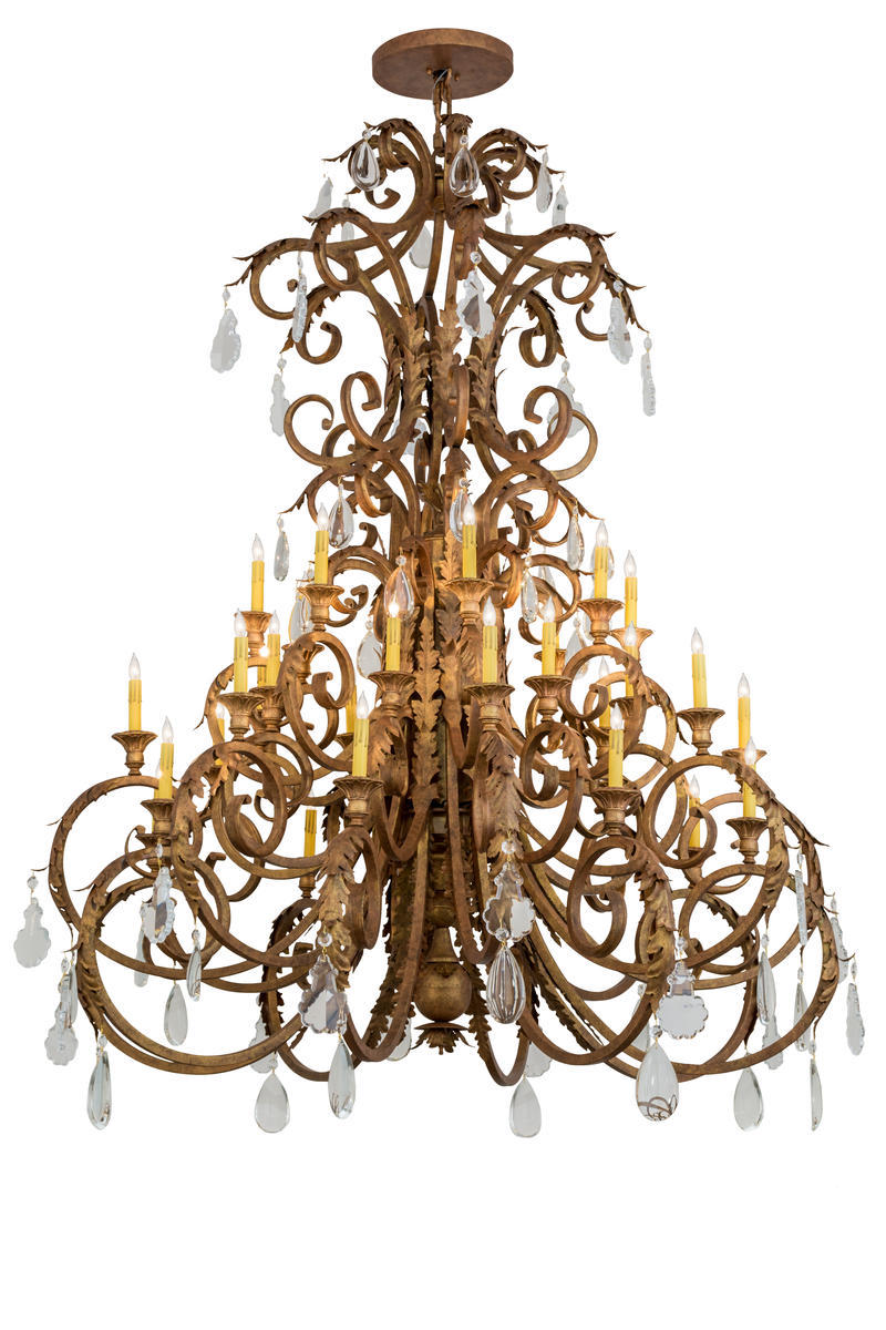 60&#34;W Serratina 32 LT Chandelier