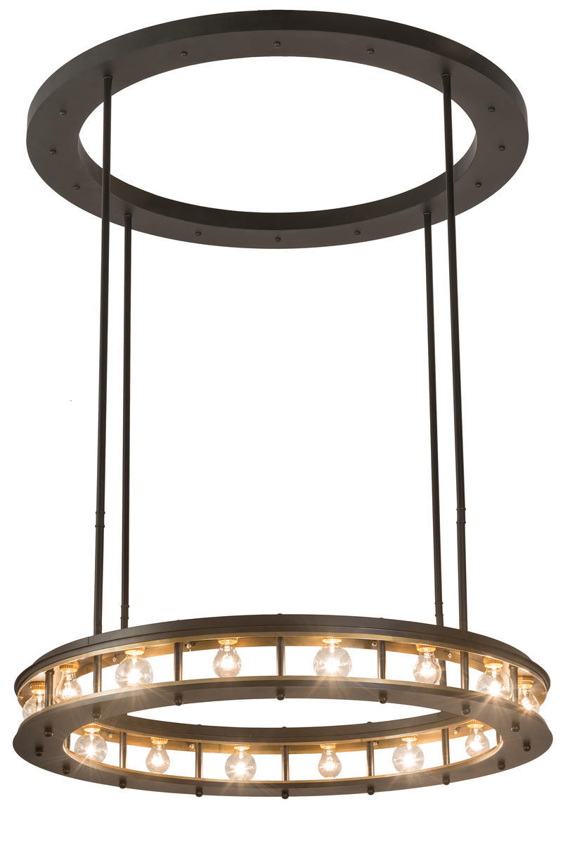 49&#34; Wide Alva Cilindro 16 Light Pendant