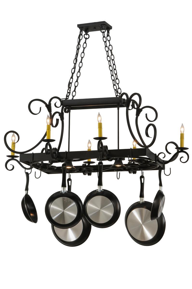 50&#34;L Caiden 6 LT Pot Rack