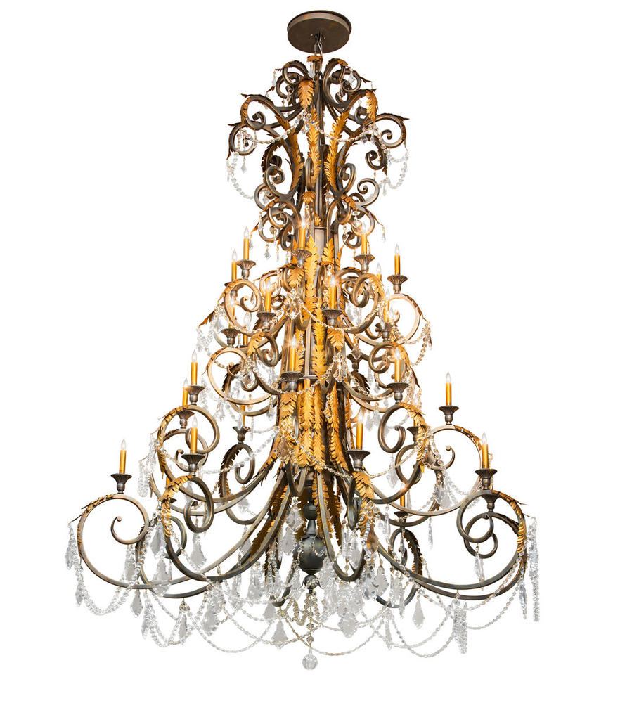 78&#34; Wide Serratina 32 Light Chandelier