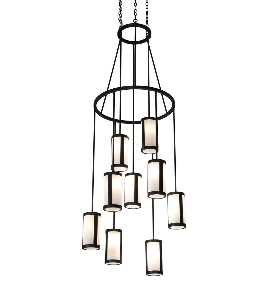 35&#34; Wide Cartier 9 Light Chandelier