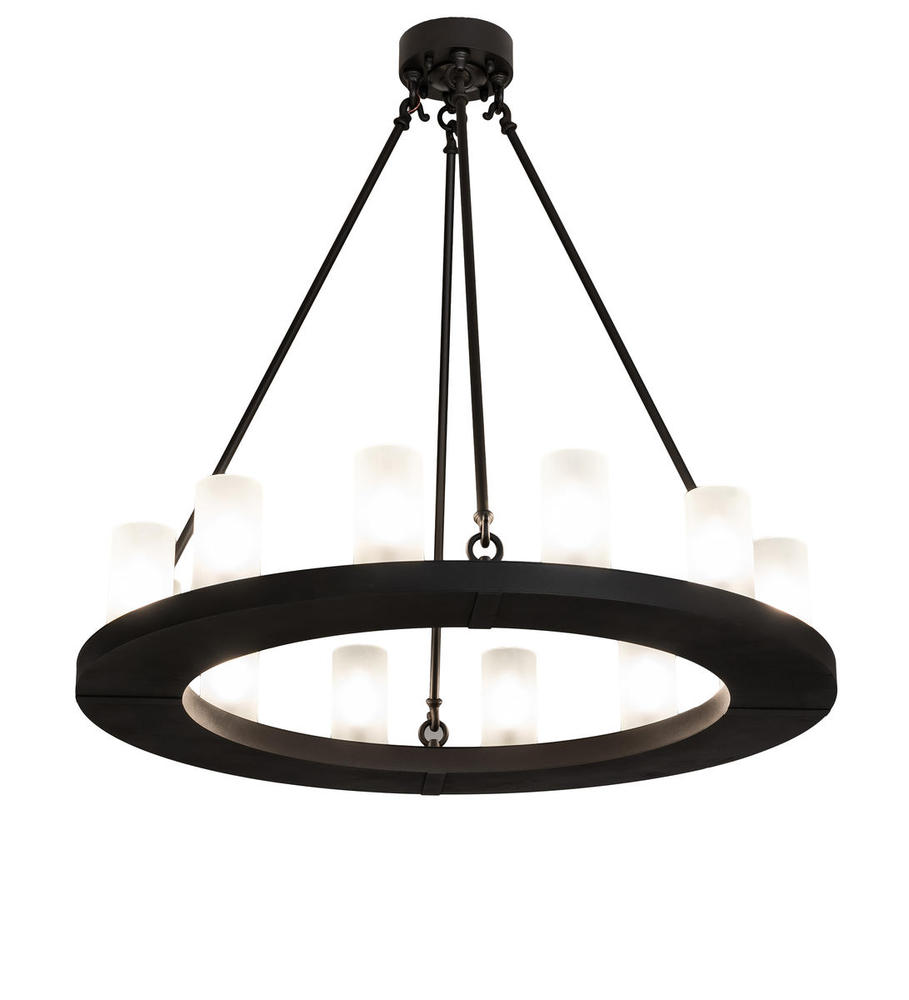 36&#34; Wide Loxley 12 Light Chandelier