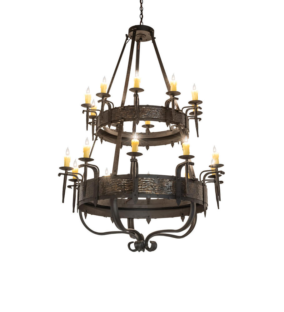 48&#34; Wide Costello 20 Light Two Tier Chandelier