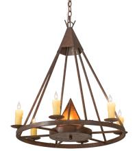 2nd Avenue Designs White 120281 - 30" Wide Desert Arrow Chandelier