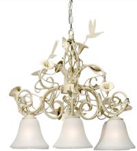 2nd Avenue Designs White 120993 - 24" Wide Hummingbird 6 Light Chandelier