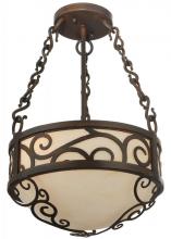 2nd Avenue Designs White 127257 - 12" Wide Lilliana Inverted Pendant