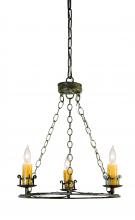 2nd Avenue Designs White 142357 - 18" Wide Tertius 3 Light Chandelier