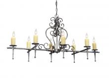 2nd Avenue Designs White 146425 - 48" Long Monica 8 Light Oblong Chandelier