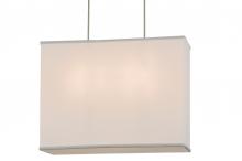 2nd Avenue Designs White 147803 - 20"L Quadrato Oblong Pendant