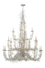 2nd Avenue Designs White 152649 - 54"W Twigs 24 LT Chandelier