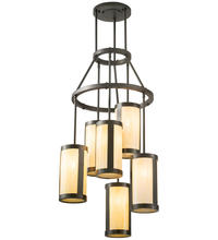 2nd Avenue Designs White 210238 - 24" Wide Cartier 6 Light Chandelier