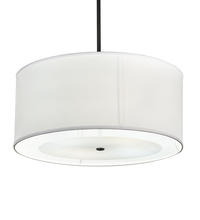 2nd Avenue Designs White 248910 - 30" Wide Cilindro Textrene Pendant