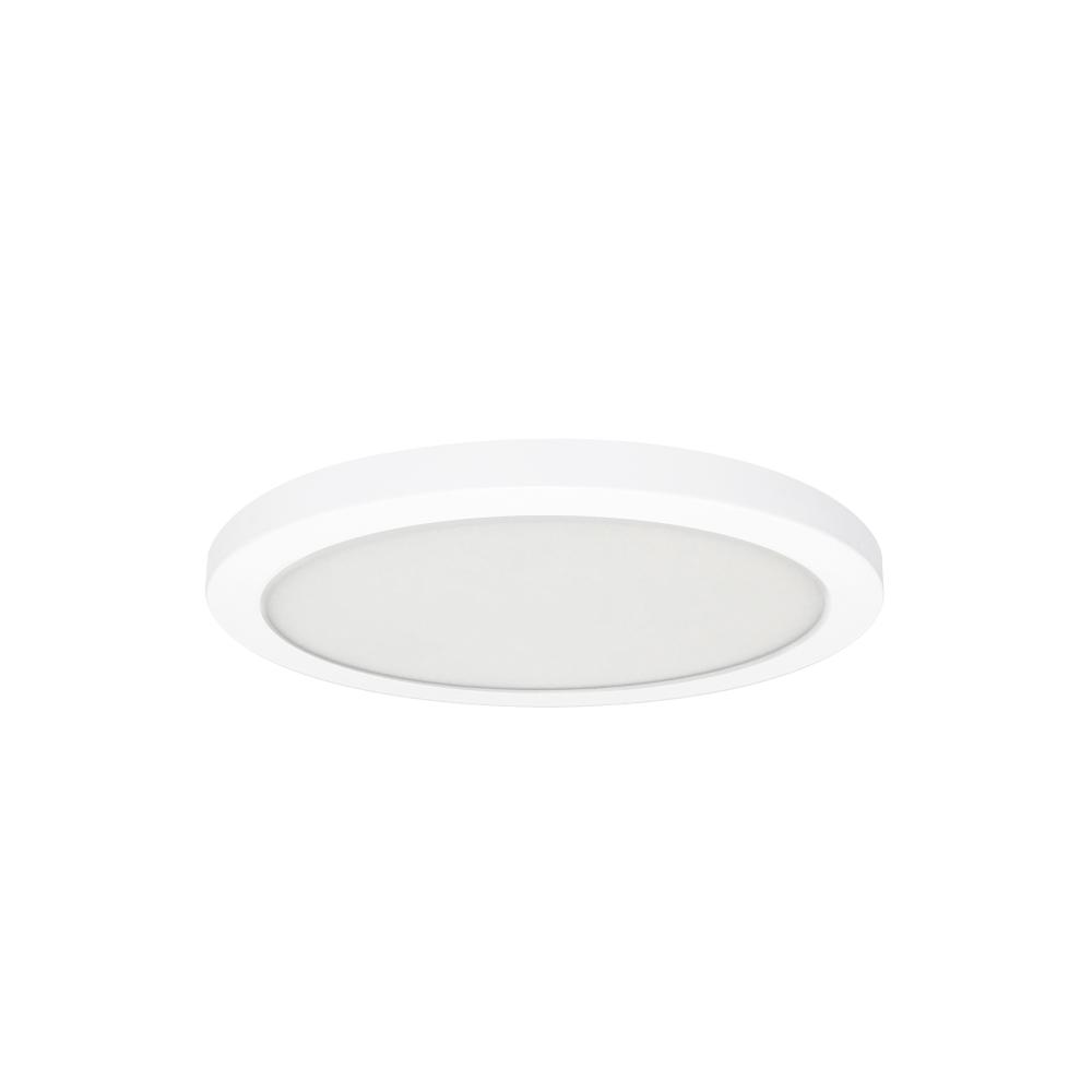 4&#34; ELO+ Surface Mounted LED, 640lm / 11W, 3000K, 90+ CRI, 120V Triac/ELV Dimming, White