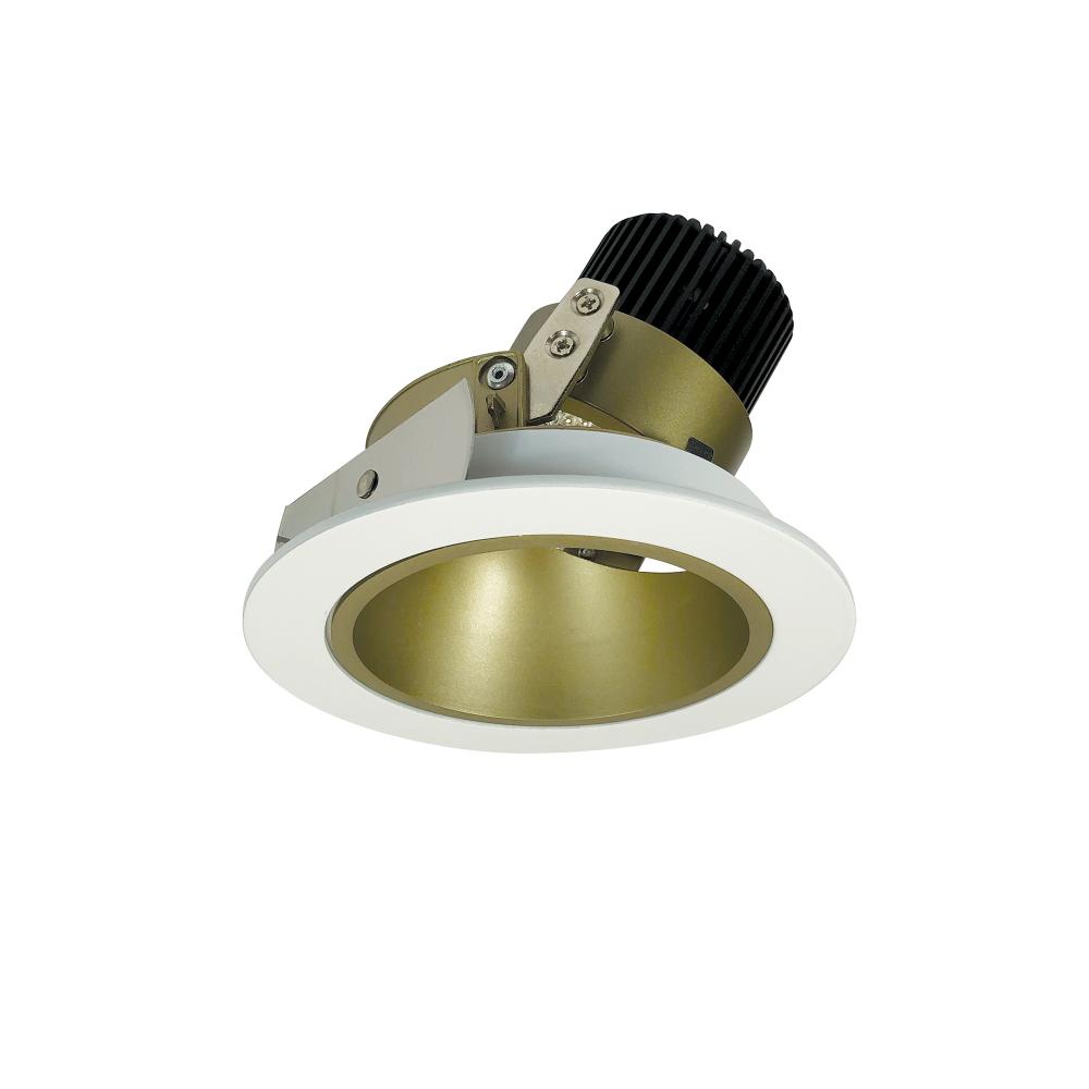 4&#34; Iolite LED Round Adjustable Deep Reflector, 10-Degree Optic, 800lm / 12W, 3000K, Champagne