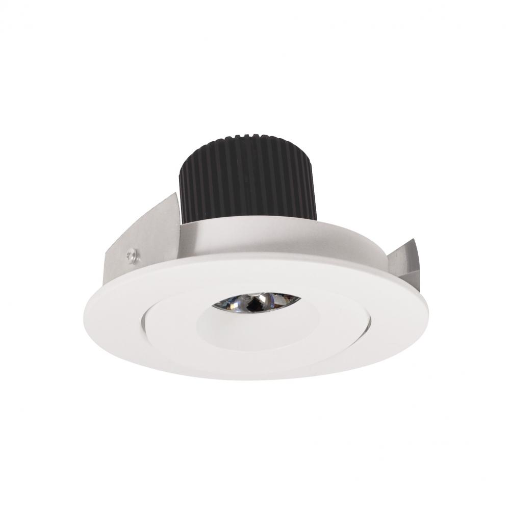 4&#34; Iolite LED Round Adjustable Gimbal, 10-Degree Optic, 800lm / 12W, 2700K, White Finish