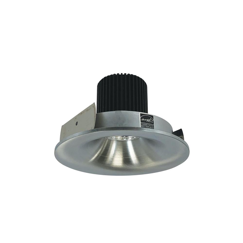 4&#34; Iolite LED Round Bullnose, 800lm / 14W, Comfort Dim, Natural Metal Finish