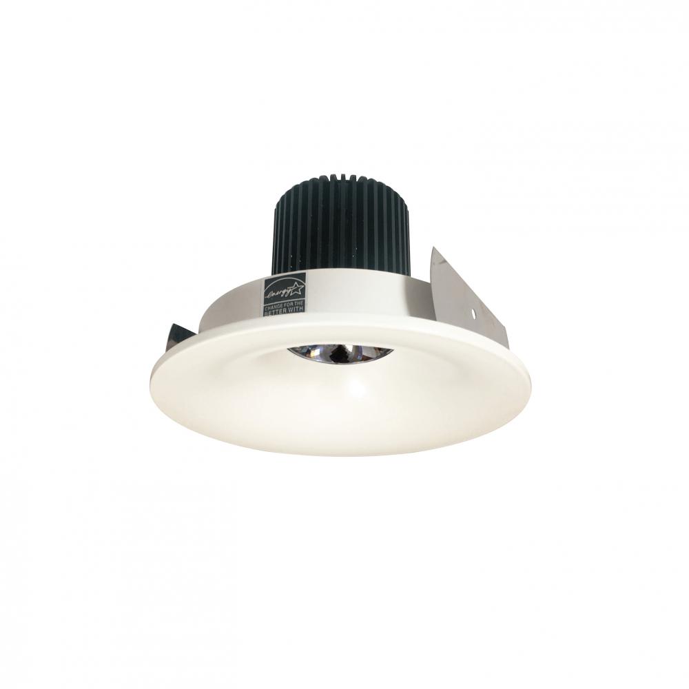 4&#34; Iolite LED Round Bullnose, 10-Degree Optic, 800lm / 12W, 4000K, White Finish