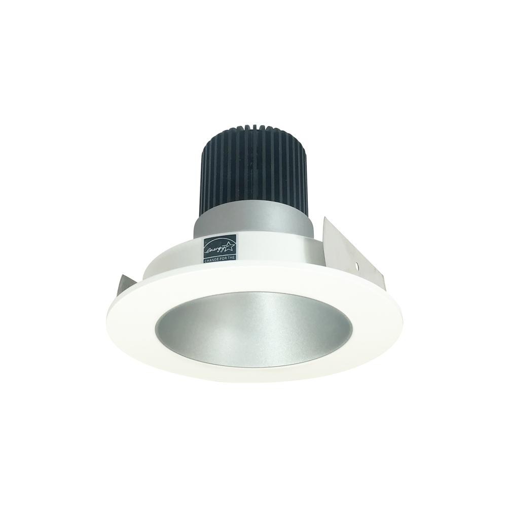 4&#34; Iolite LED Round Reflector, 800lm / 14W, Comfort Dim, Haze Reflector / Matte Powder White