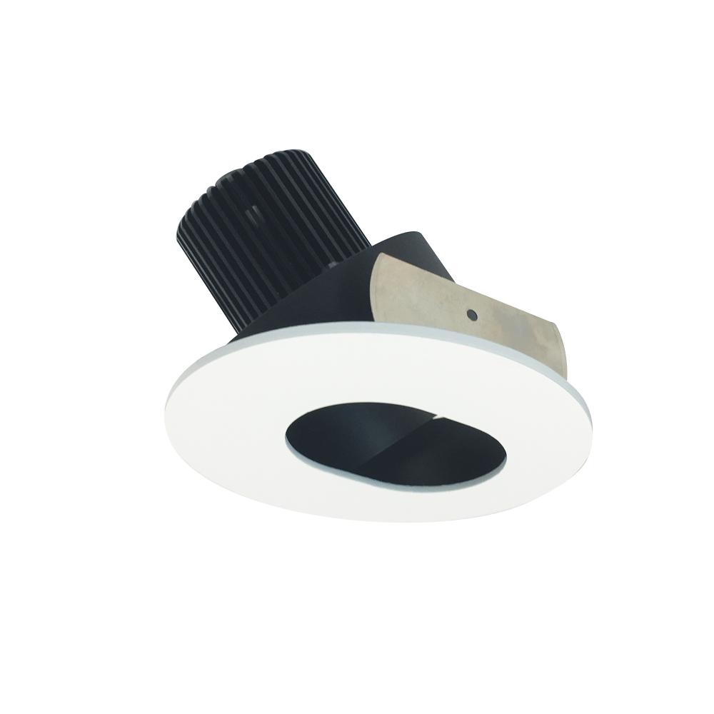 4&#34; Iolite LED Round Adjustable Slot Aperture, 10-Degree Optic, 800lm / 12W, 3000K, Black Slot