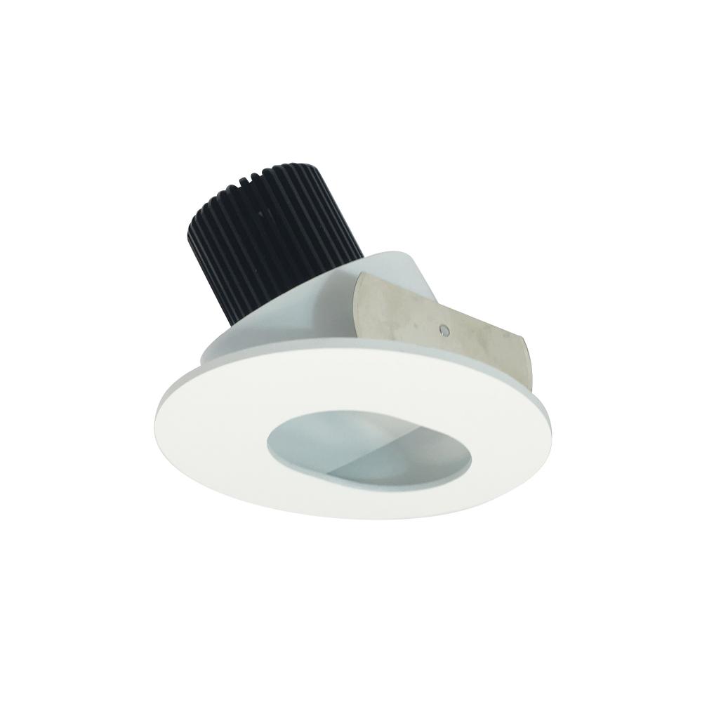 4&#34; Iolite LED Round Adjustable Slot Aperture, 1000lm / 14W, 5000K, Matte Powder White Slot