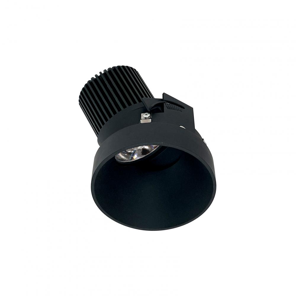 4&#34; Iolite LED Round Trimless Adjustable Slot, 10-Degree Optic, 800lm / 12W, 4000K, Black