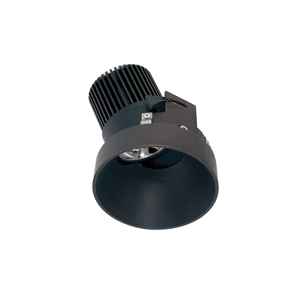 4&#34; Iolite LED Round Trimless Adjustable Slot, 10-Degree Optic, 800lm / 12W, 3000K, Bronze