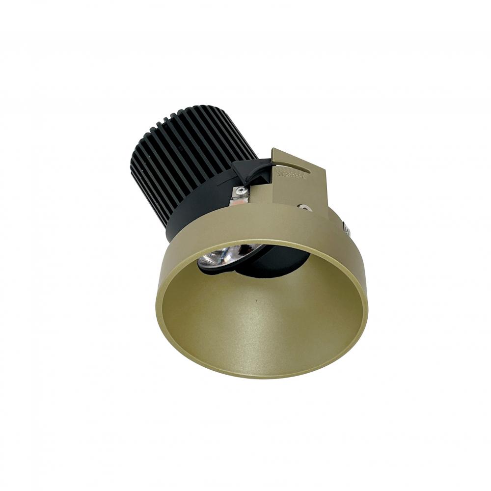 4&#34; Iolite LED Round Trimless Adjustable Slot, 10-Degree Optic, 800lm / 12W, 2700K, Champagne