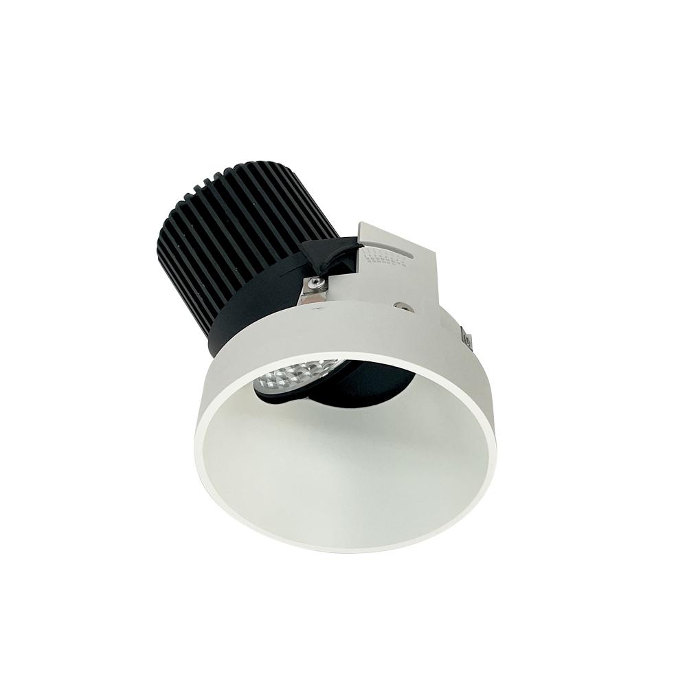 4&#34; Iolite LED Round Trimless Adjustable Slot, 1000lm / 14W, 2700K, White