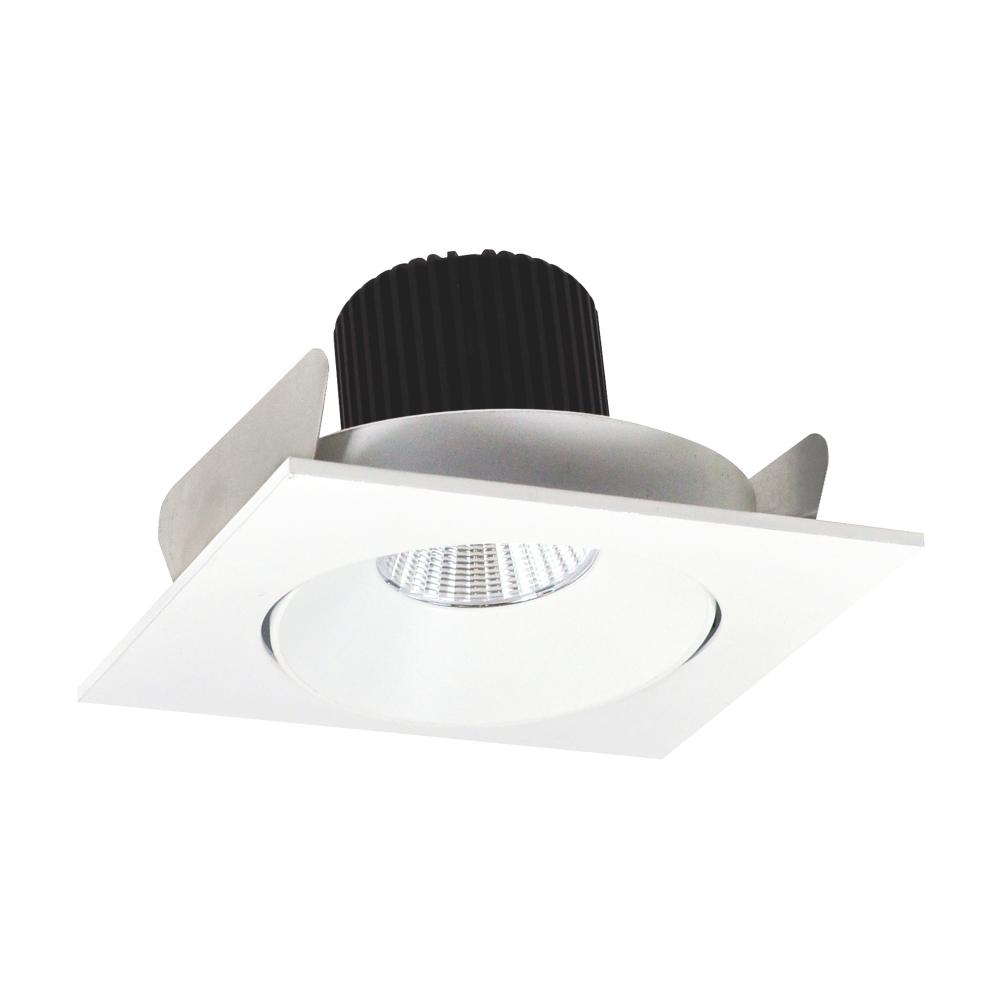 4&#34; Iolite LED Square Adjustable Cone Reflector, 800lm / 14W, Comfort Dim, Matte Powder White