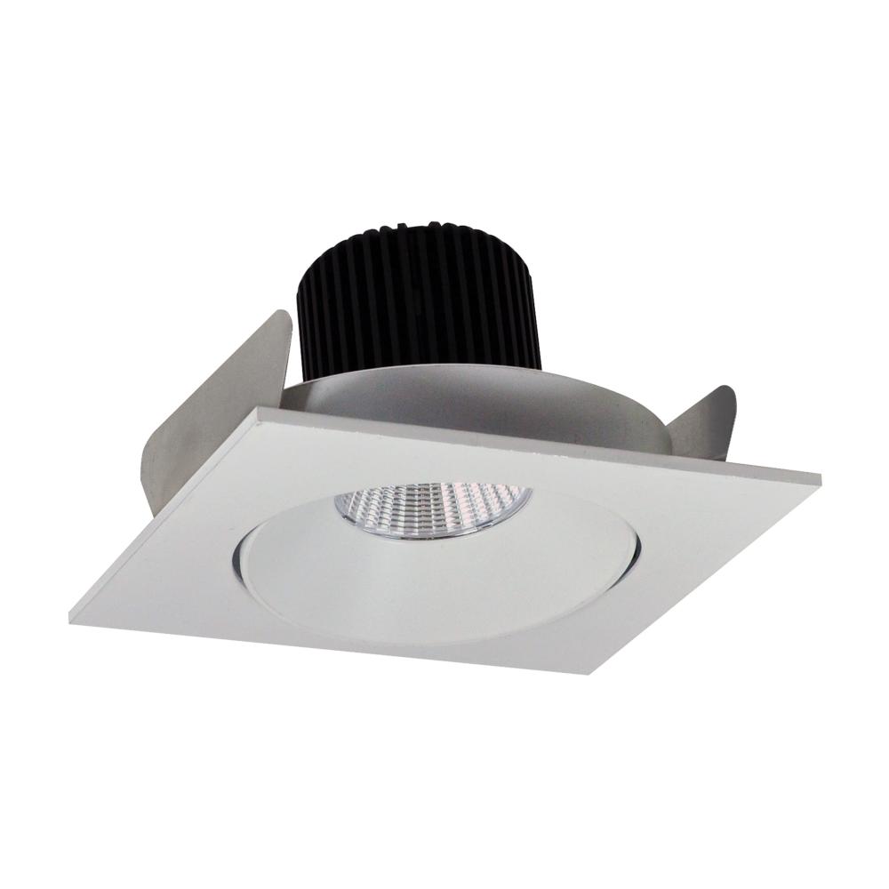 4&#34; Iolite LED Square Adjustable Cone Reflector, 1000lm / 14W, 2700K, White Reflector / White